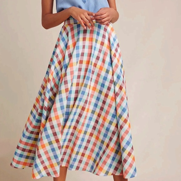 Maeve Evelyn Midi Skirt Size 8 - Picture 1 of 4